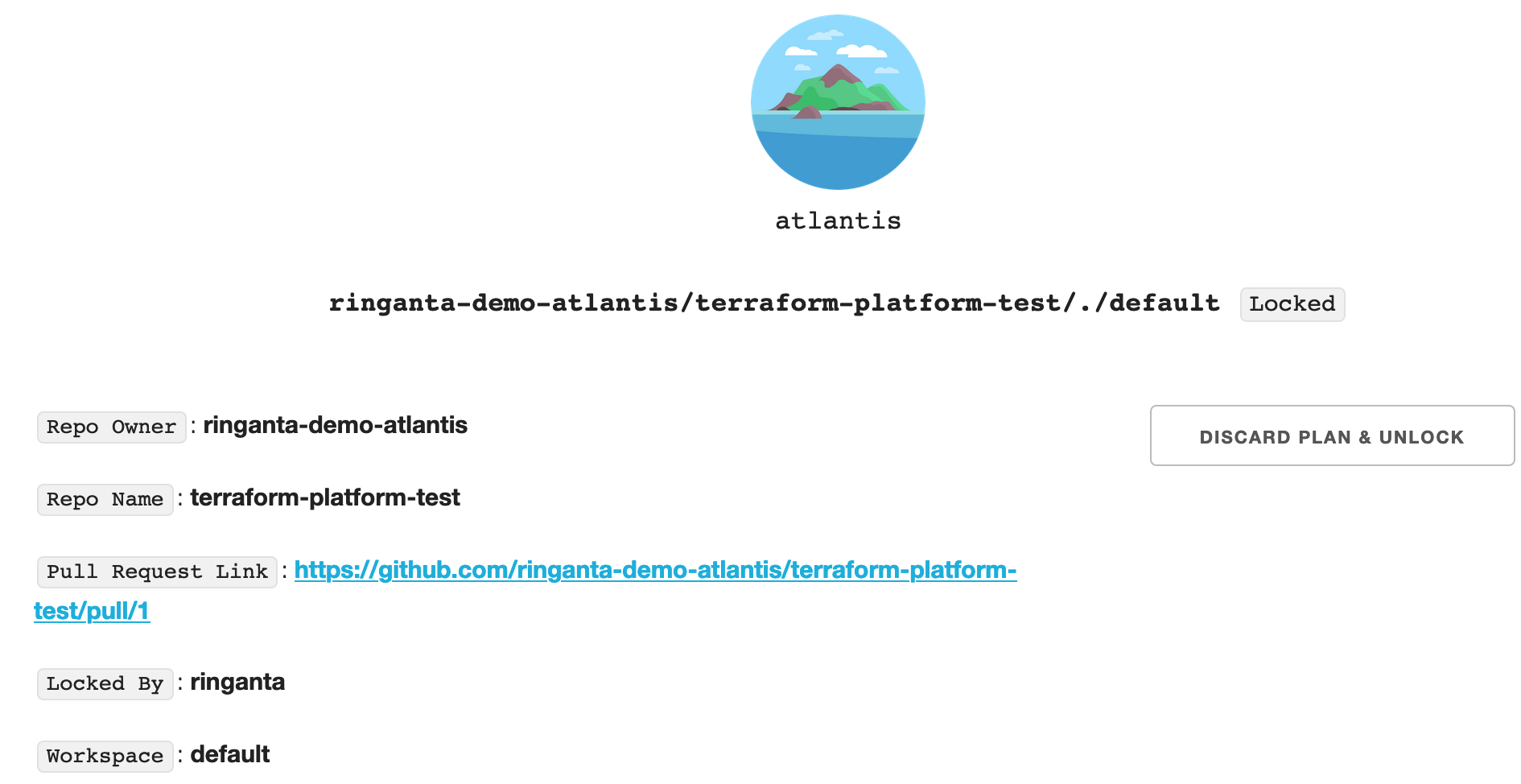 Atlantis web UI